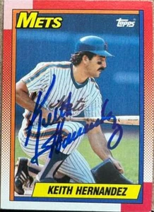 Keith Hernandez Autographed 1990 Topps #230 - Picture 1 of 1