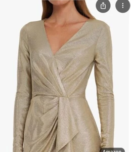 LAUREN RALPH LAUREN Cóctel Tejido Elástico Metálico, disponibles tallas 4 y 8 - Imagen 1 de 5