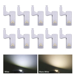 10 PCS LED Sensor Hinge Light Lamp for Kitchen Cabinet Cupboard Closet Y3S3 - Picture 1 of 9