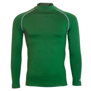 Mens Base Layer Top Long Sleeve Compression Armour Top Thermal Gym Sports Shirt - Picture 1 of 23