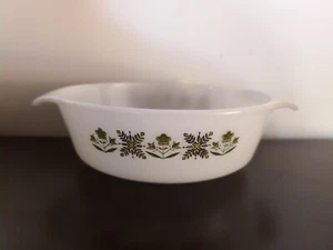 Vintage Anchor Hocking Fire King 436 Meadow Green 1 Qt Casserole Baking Dish - Picture 1 of 4
