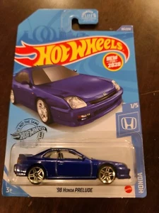Honda Prelude 2020 '98 azul oscuro HW Honda #1/5 (lote de 1) *NUEVO* - Imagen 1 de 5