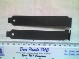2 x Black Full height ISA / PCI metal expansion slot blanking plate - USED - C - Afbeelding 1 van 2