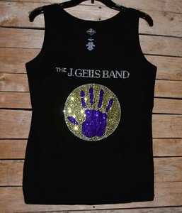 J. Geils Band rhinestone bling shirt or tank XS S M L XL XXL 1X 2X 3X4X5X - Picture 1 of 9