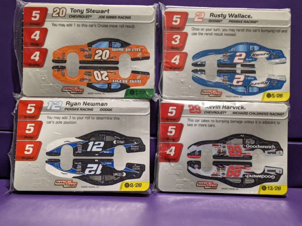 WizKids Race Day 2005 series CRG Commons, Uncommons, Rares, Resources and Tracks - Image 1 of 1