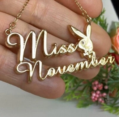 PLAYBOY MISS NOVEMBER NECKLACE - 16", authentic, new, in original package - Image 1 of 4