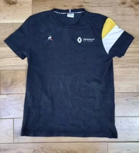 Men's Le Coq Sportif, Renault F1 Team, T-Shirt, (M) Black/White/Yellow - Picture 1 of 12