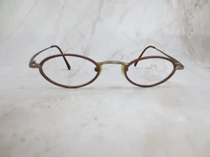 Eddie Bauer Park City Eyeglasses Frame Men's Brown Metal Oval Shape Full Rim 140 - Picture 1 of 7