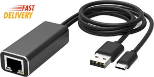 Waipu.Tv Ethernet Adapter Für Waipu.Tv 4K Stick | USB-C Auf RJ45 | LAN Netzwerka - Bild 1 von 12