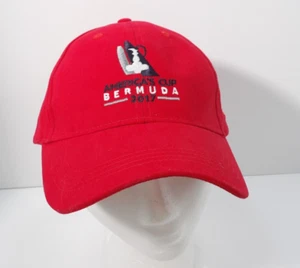 Sperry America's Cup 2017 Bermuda Red Adjustable Hat Adult Unisex Cap - Picture 1 of 5