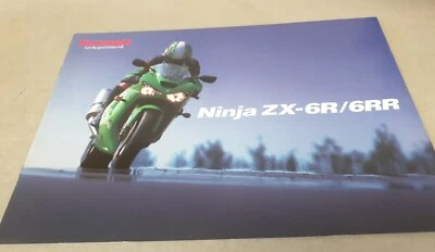 2002 KAWASAKI NINJA ZX - 6R / 6RR Motorcycle  Original   Sales Brochure   - Image 1 of 4
