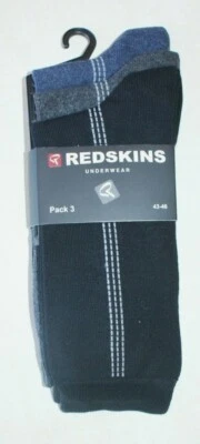 3 paires de chaussettes 43/46 neuves marque Redskins étiquettées à 19€ (sm)