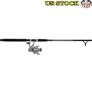 Contender Fishing Rod & Reel Combo Spinning Heavy Duty Saltwater Durable 2-Piece - Picture 1 of 7