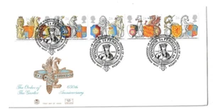 24/2/1998 UK GB FDC - Queen's Beasts - Garter - Windsor Special Postmark - Picture 1 of 2