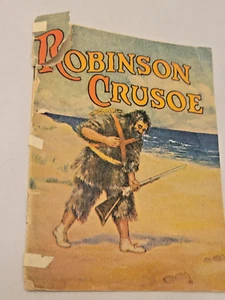 Robinson Crusoe, Paperback, Condensed Childrens Book, American Color Type Co - Bild 1 von 8