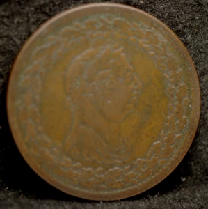 Canada - Lower, 1812 Penny Token, LC-47D1, (12 Leaves) Fine, 5-3 - Picture 1 of 2