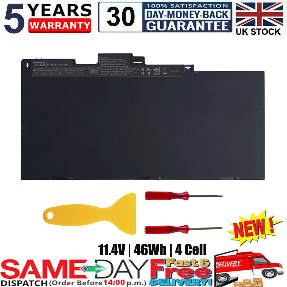 Battery CS03XL for HP Elitebook 745 840 G3 G4 Zbook 15u G3 800513-001/Charger - Image 1 of 4