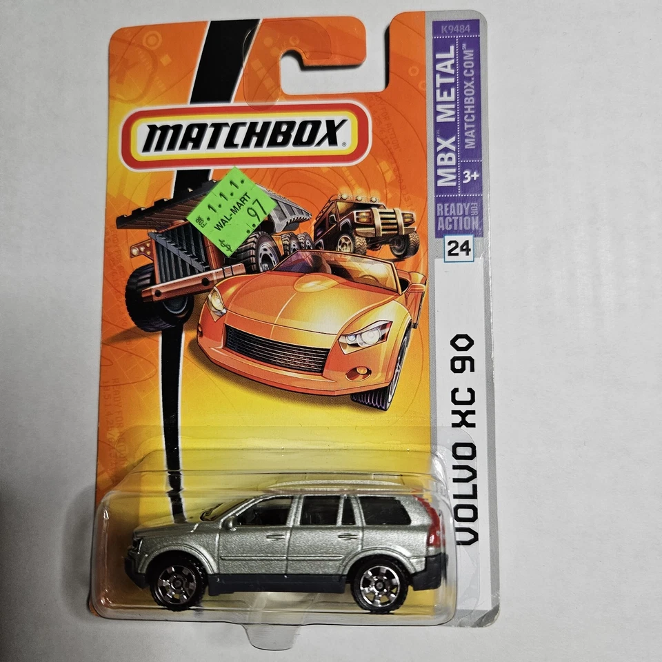 Matchbox MBX Metal (2007) Mattel Silver Volvo XC 90 Toy Car #24 HC11
