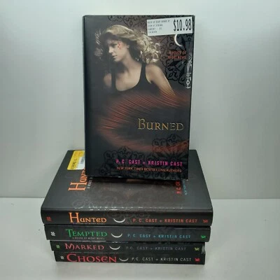House Of Night Novels Lot of 5 by P.C. & Kristin Cast PB & HC Ex Library - Image 1 of 4