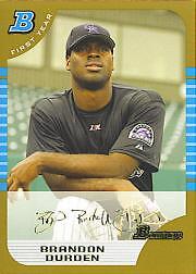 2005 Bowman Draft Gold #80 Brandon Durden FY