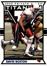 2002 Titanium Blue Football Card Pick