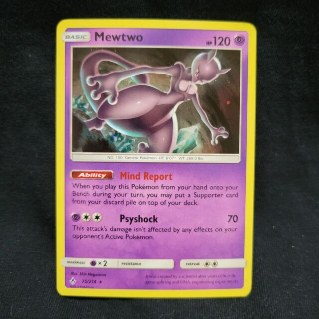 Carta Mewtwo V Original Pokémon Go, Brinquedo Copag Usado 87468717