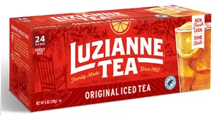 Luzianne Iced Tea Unsweetened Family Size 144 Iced Tea Bags 6 Boxes 24 Count - Picture 1 of 5
