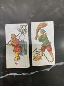 Cavanders Ltd, Ancient Chinese, 1926, Cigarette Cards (No 5 & No 19)