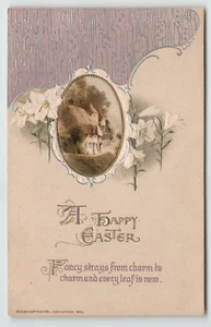 AK 1914 John Winsch Ostern ausgefallen Streuner vom Anhänger zum Anhänger - Bild 1 von 3