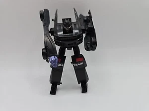 Transformer Barricade Black Police Car Action Figures Robot Car Model Hasbro - Picture 1 of 9