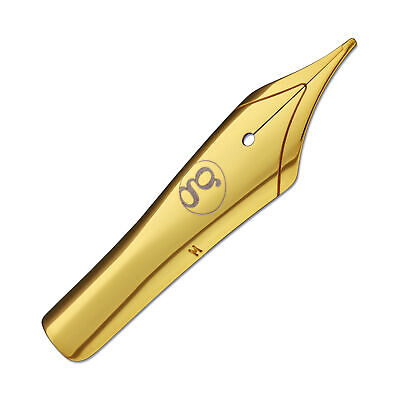 Jowo #6 Gold-Plated Stainless Steel Replacement Nib - 1.1mm Stub Nib - NEW • 15$