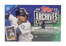 新品 未開封BOX MLB 2023 Topps Archives Signature スポーツ選手