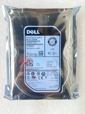 DELL original 4TB SAS 12Gb hard disk 05JH5X 5JH5X ST4000NM0295 NEW - Image 1 of 3