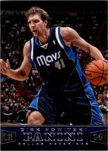 2013-14 Panini Dallas Mavericks Basketball Card #94 Dirk Nowitzki