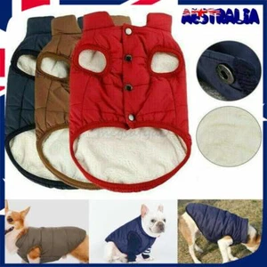 2024 Pet Dog Fleece Vest Sweater Winter Puppy Jacket Warm Clothes Chihuahua Coat - Picture 1 of 11