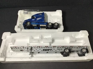 Volvo VNL 670 Swift Transportation Cab w/Flatbed Trailer w/Headache Rack Options - Picture 1 of 6