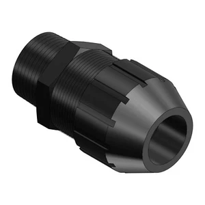 T&B Black Beauty 1 1/2" Strain Relief Cord Connector Straight Cat# 2707 - Picture 1 of 2