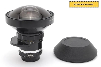 [MINT] Nikon Nikkor Fisheye Auto 8mm f/2.8 MF Wide Lens  From JAPAN - Image 1 of 4