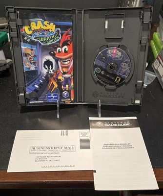 Crash Bandicoot The Wrath of Cortex (Nintendo GameCube) CIB With Reg Card  - Image 1 of 4