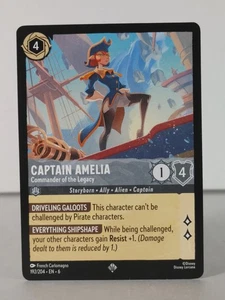 Kapitän Amelia - Kommandant des Vermächtnisses - Azuritisches Meer - 192/204 - selten - B - Bild 1 von 5