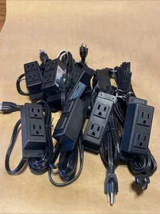 Set Of 8 Jenson Furniture Power Distribution  E317850 Two Outlets 6’ Power Cord - Picture 1 of 6
