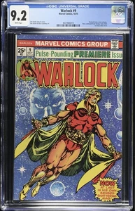 Warlock #9 CGC 9.2 WHITE PGS Marvel Comics 10/75 Pulse Pounding PREMIERE Issue! - Picture 1 of 2