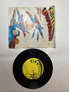 Superman The MXYZTPLK-UP MENACE 7" RPM LP Vinyl Record 1975 Marvel Comic - Bild 1 von 9