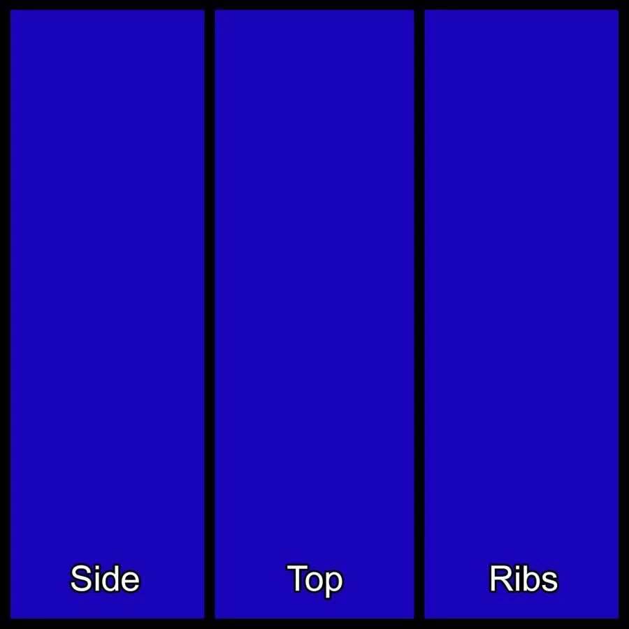 Cubierta de asiento acanalada Guts Racing - azul YZ/azul YZ/azul YZ, stock 9138R32S32T32CL77 Foto 1 de 1