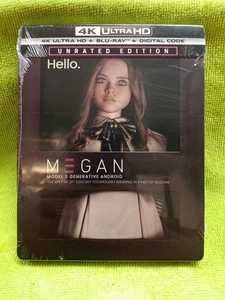 M3GAN 4K UHD + Blu-Ray + Digital Steelbook Edition BRAND NEW FACTORY SEALED - Picture 1 of 2