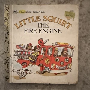 Vintage 1983 First Little Golden Book Little Squirt The Fire Engine - Picture 1 of 4