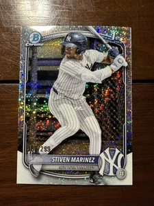 2025 Bowman Chrome Stiven Martinez 1st Bowman Speckle Refractor 180/299 Yankees - Bild 1 von 6