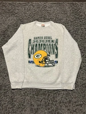 Sudadera cuello redondo Nutmeg Mills Green Bay Packer Superbowl XXXI talla XXL para hombre Foto 1 de 4