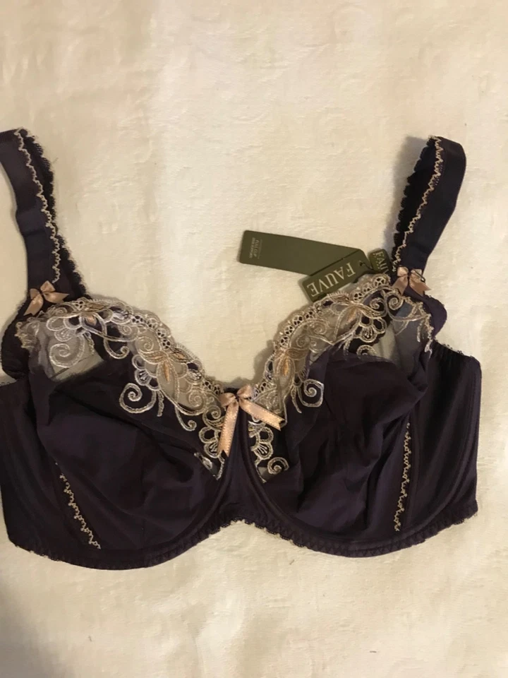 Sujetador Fauve nuevo con etiquetas talla 38G púrpura Foto 1 de 4