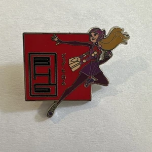 2014 Disney Booster Pin BH6 Logo Big Hero 6 Superhero Honey Lemon - Picture 1 of 3